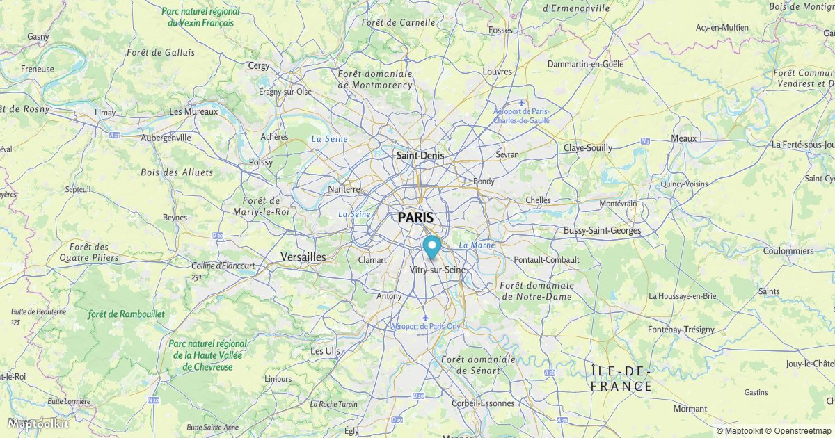 Move a marker continuously over the map.