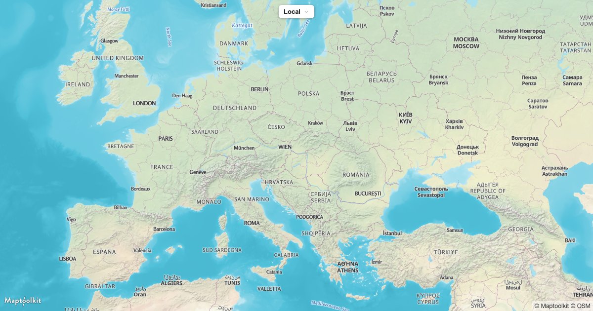 Switch place labels between local and translated names at runtime.