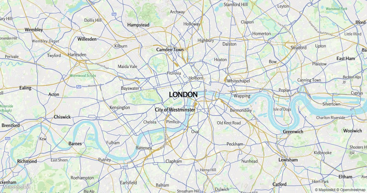Render a static map that ignores user input.