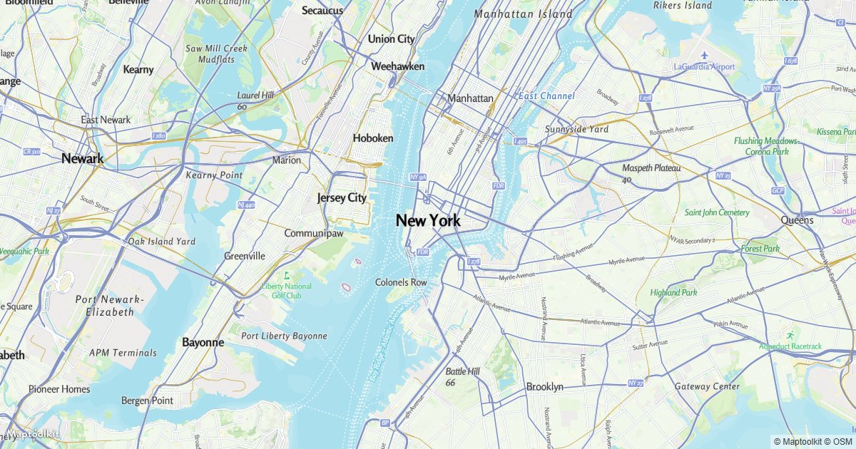 Cycle the map through a list of places.